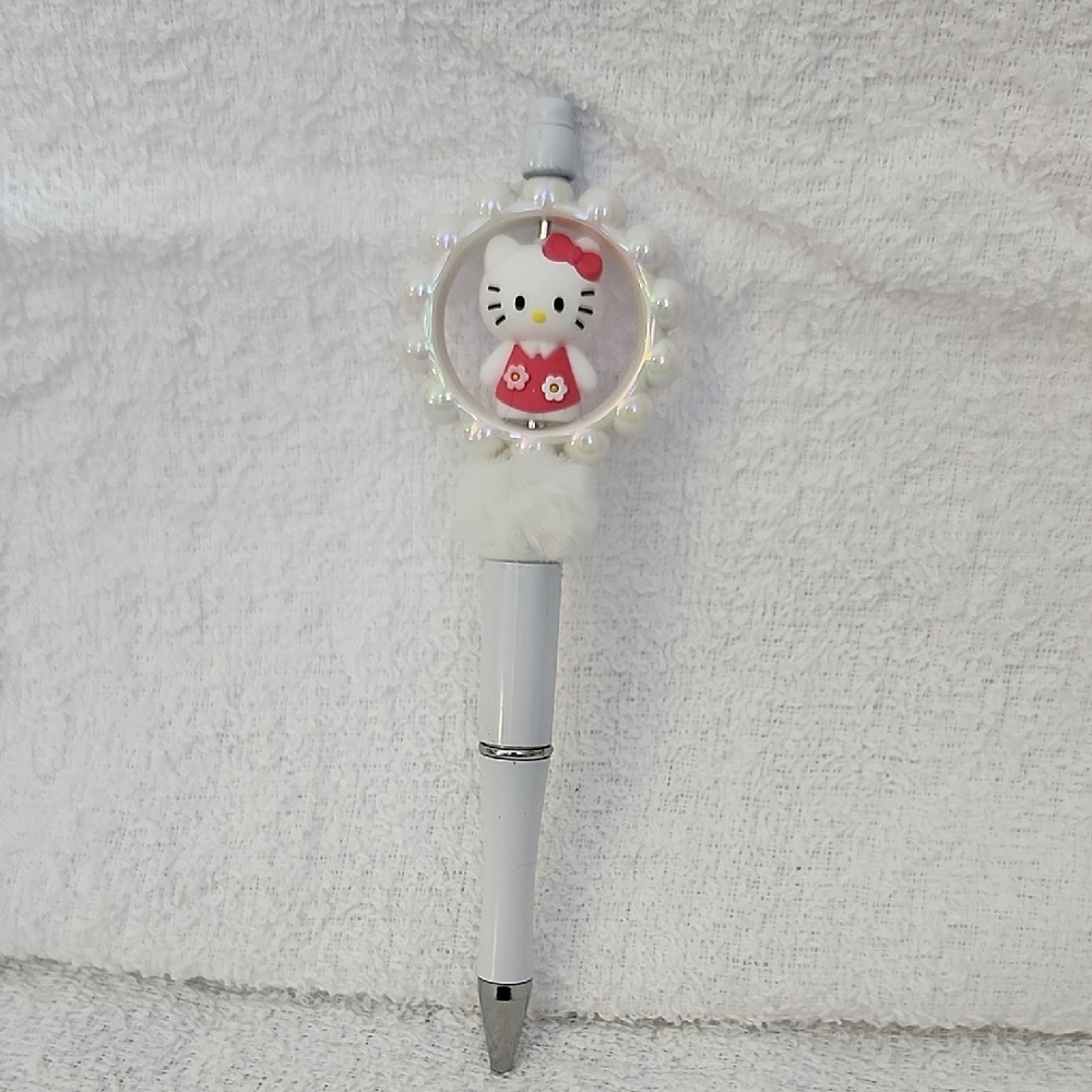 Cute Hello Kitty Pen with Red Bow